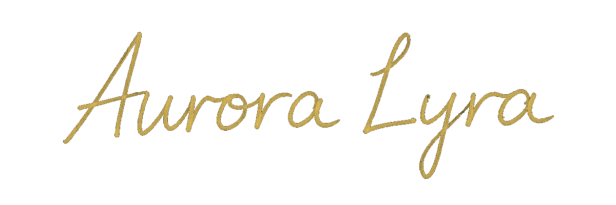 Aurora Lyra — handwritten signature in gold